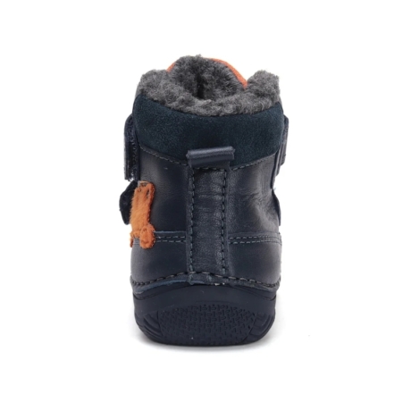 D.D. Step Royal Blue kukucsulós róka fiú bélelt bakancs