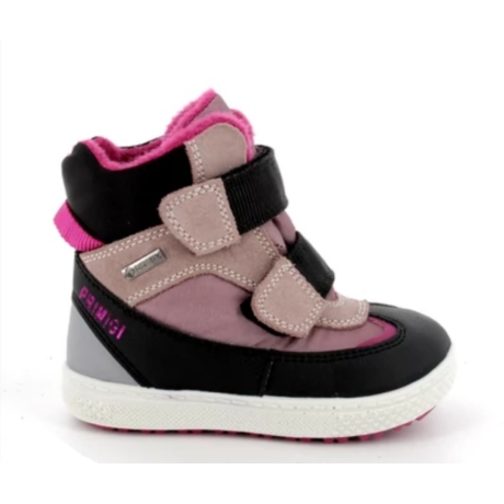 Primigi, lány, bélelt, pink-szürke-fekete bakancs