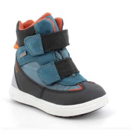 Primigi kék fiú hótaposó narancssárga betétekkel
