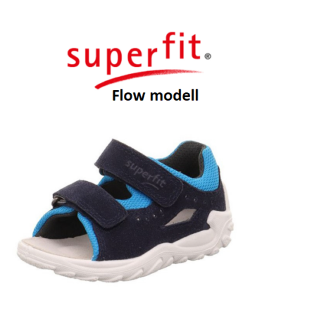 Superfit Flow türkiz/sötétkék fiú szandál