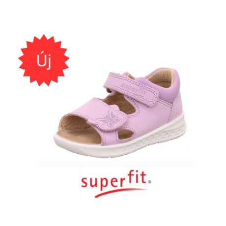Superfit Laggon lila pillangós lány szandál 1-000518-8510
