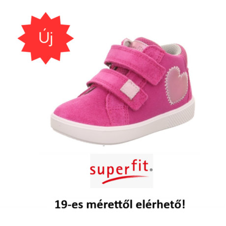 Superfit Supies Pink/Rosa lány tavaszi-őszi lány cipő 1-000771-5520