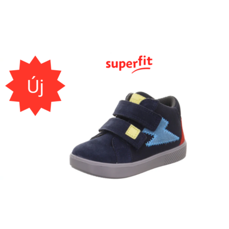 Superfit Supies Kék villámos, fiú, őszi cipő