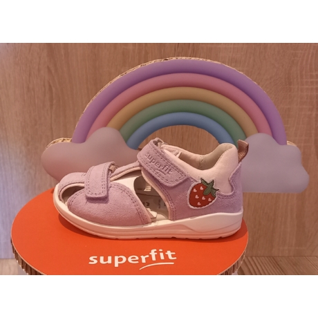 Superfit Boomerang Lila/Rosa epres lány szandálcipő 1-000866-8510