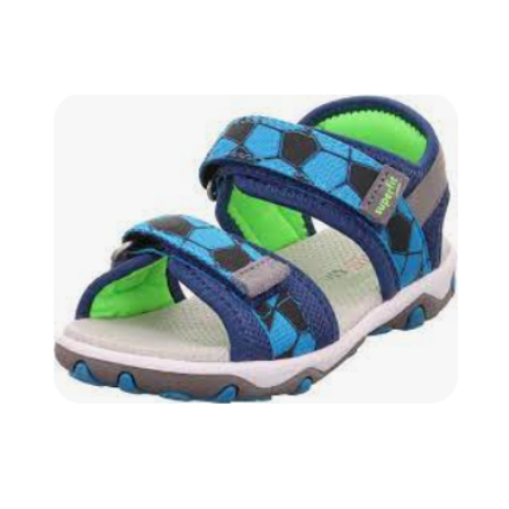 Superfit Mike 3.0 kék focilabdás mintás fiú szandál 1-009464-8010