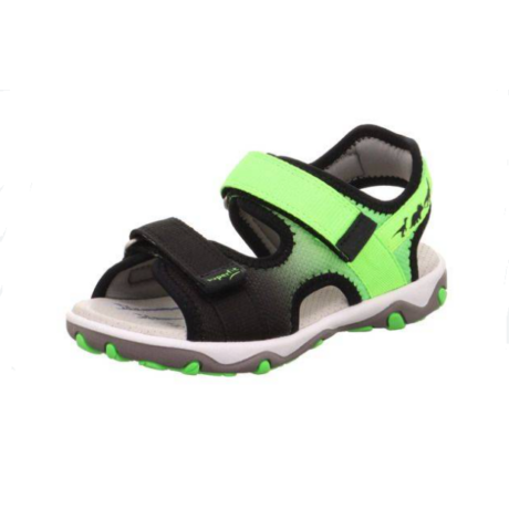 Superfit Mike 3.0 zöld-fekete színátmenetes fiú szandál  1-009465-0000