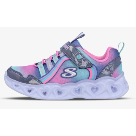 Skechers RAINBOW LUX színes világítós cipő 