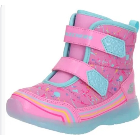 Skechers pink LED-es téli bakancs