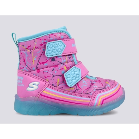 Skechers pink LED-es téli bakancs