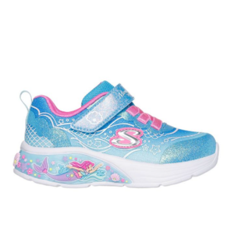 Skechers Kishableányos lány sportcipő, LED 303061N/BLMT