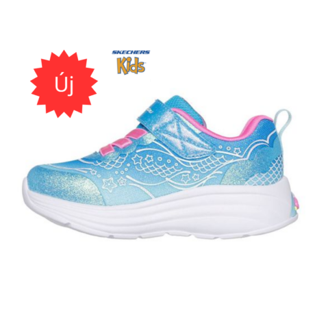 Skechers Kishableányos lány sportcipő, LED 303061N/BLMT