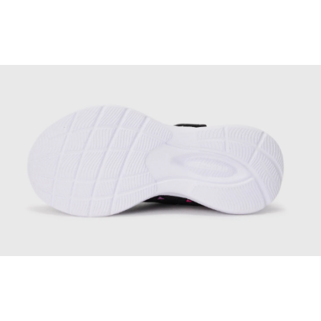 Skechers fekete pillangós, vízlepergetős, vastagabb szivacsozású lány sportcipő 