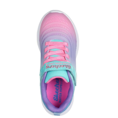 Skechers szívárvány színű, vízálló, vastagabb szivacsozású sportcipő