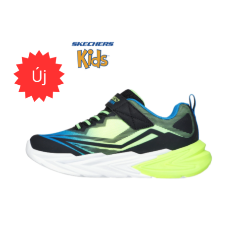 Skechers flex-glow ultra fiú LED cipő 400139N/BBLM 21 méretben