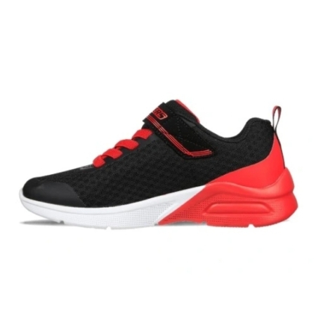Skechers Microspec Max piros/fekete gyerekcipő 