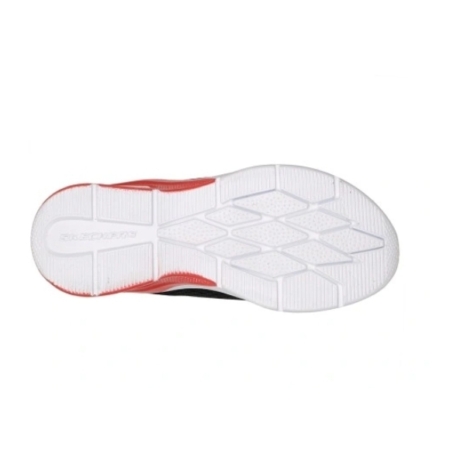 Skechers Microspec Max piros/fekete gyerekcipő 