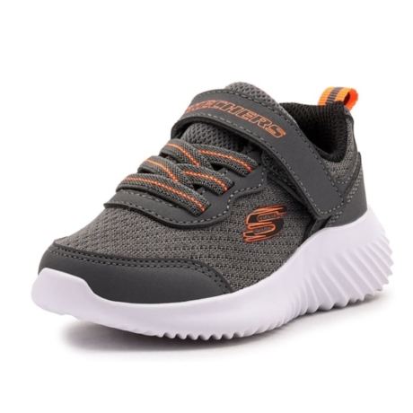 Skechers Bounder-Techrox szürke-narancssárga fiú sportcipő 403906N/CHAR