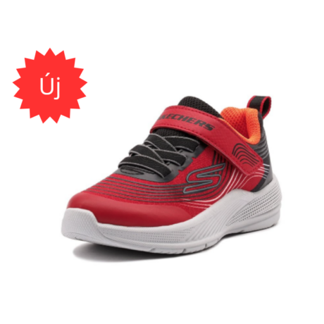 Skechers piros-fekete sportcipő