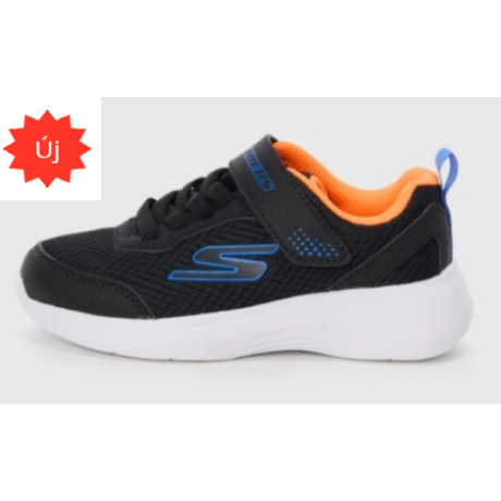 Skechers narancssárga/fekete fiú sportcipő 403615L/BLK Az akció csak az internetes vásárlás esetén lehetséges!