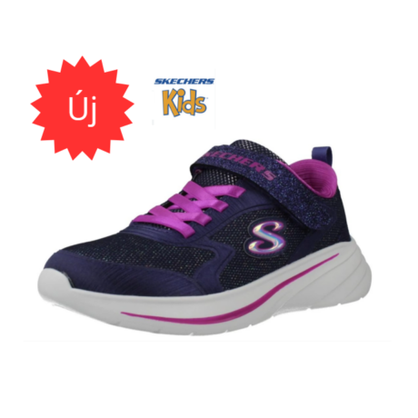 Skechers lila csillogós lány sportcipő 303557L/NVY