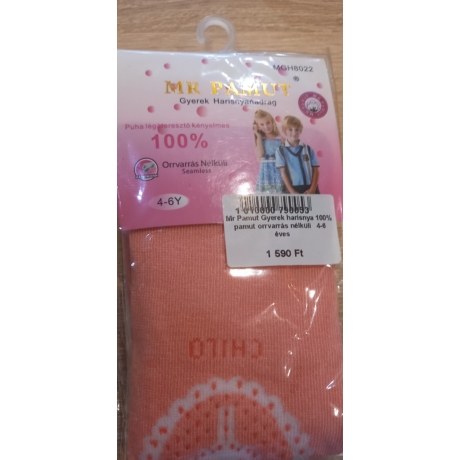Mr Pamut orrvarrás nélküli lány harisnya 4-6 éveseknek 2. szín balerinás